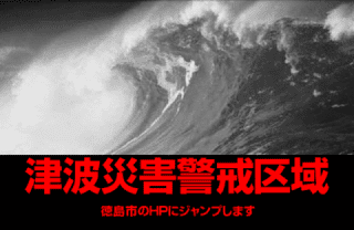 津波災害警戒区域図です。徳島市のホームページにジャンプします。