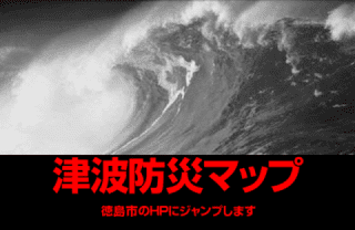 徳島市地震・津波防災マップです。徳島市のホームページに外部リンクします。